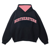 Northeastern Gingham Hoodie