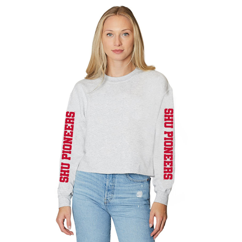 Sacred Heart University Gray Varsity Crewneck