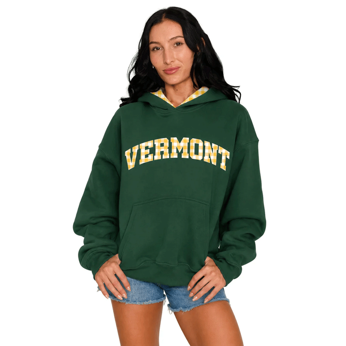 Vermont Gingham Hoodie