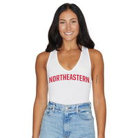Northeastern White Bodysuit