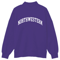 Northwestern Mock Neck Sweatshirt