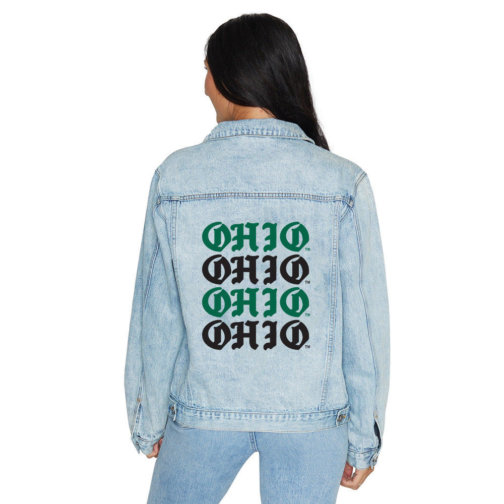 Ohio Bobcats Gothic Denim Jacket – lojobands