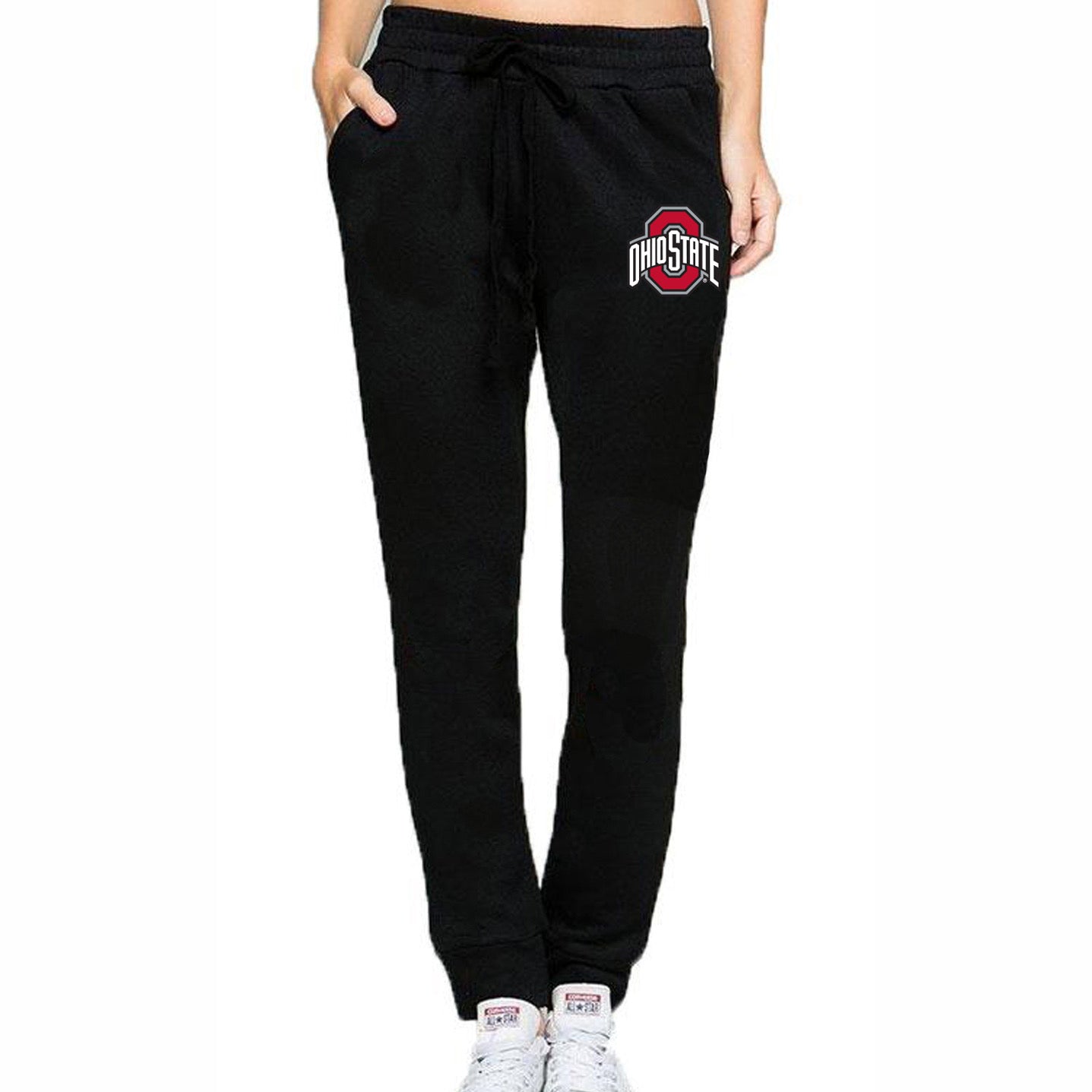 Ohio State OSU Buckeyes Black Joggers