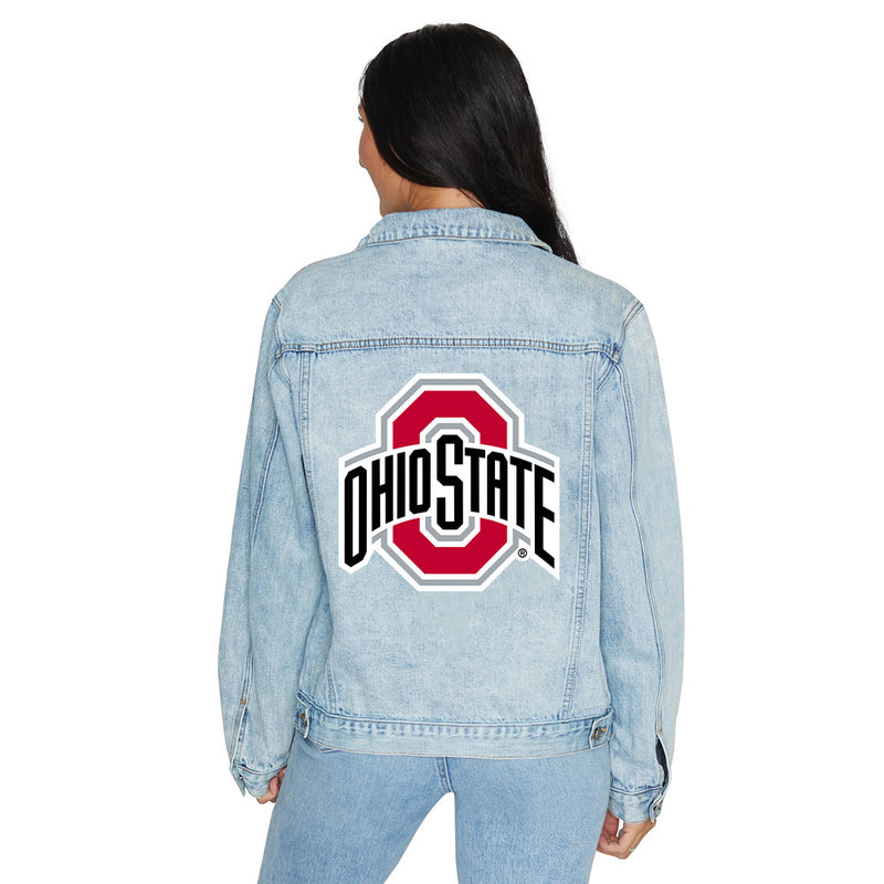 Ohio State OSU Buckeyes Denim Jacket