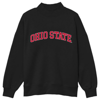 Ohio State OSU Buckeyes Mock Neck Sweatshirt