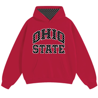 Ohio State Red Polka Dot Hoodie
