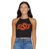 Oklahoma State Cowboys Black Halter Top