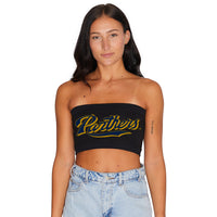 FIU Panthers Black Bandeau Top