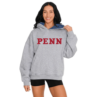Penn Gray Polka Dot Hoodie