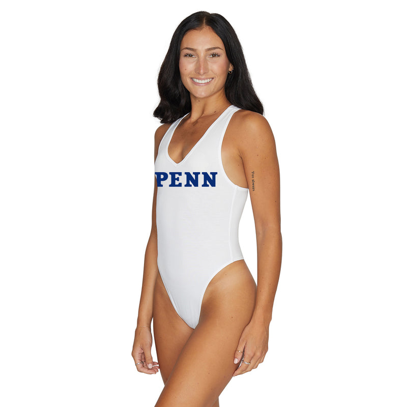 Penn White Bodysuit
