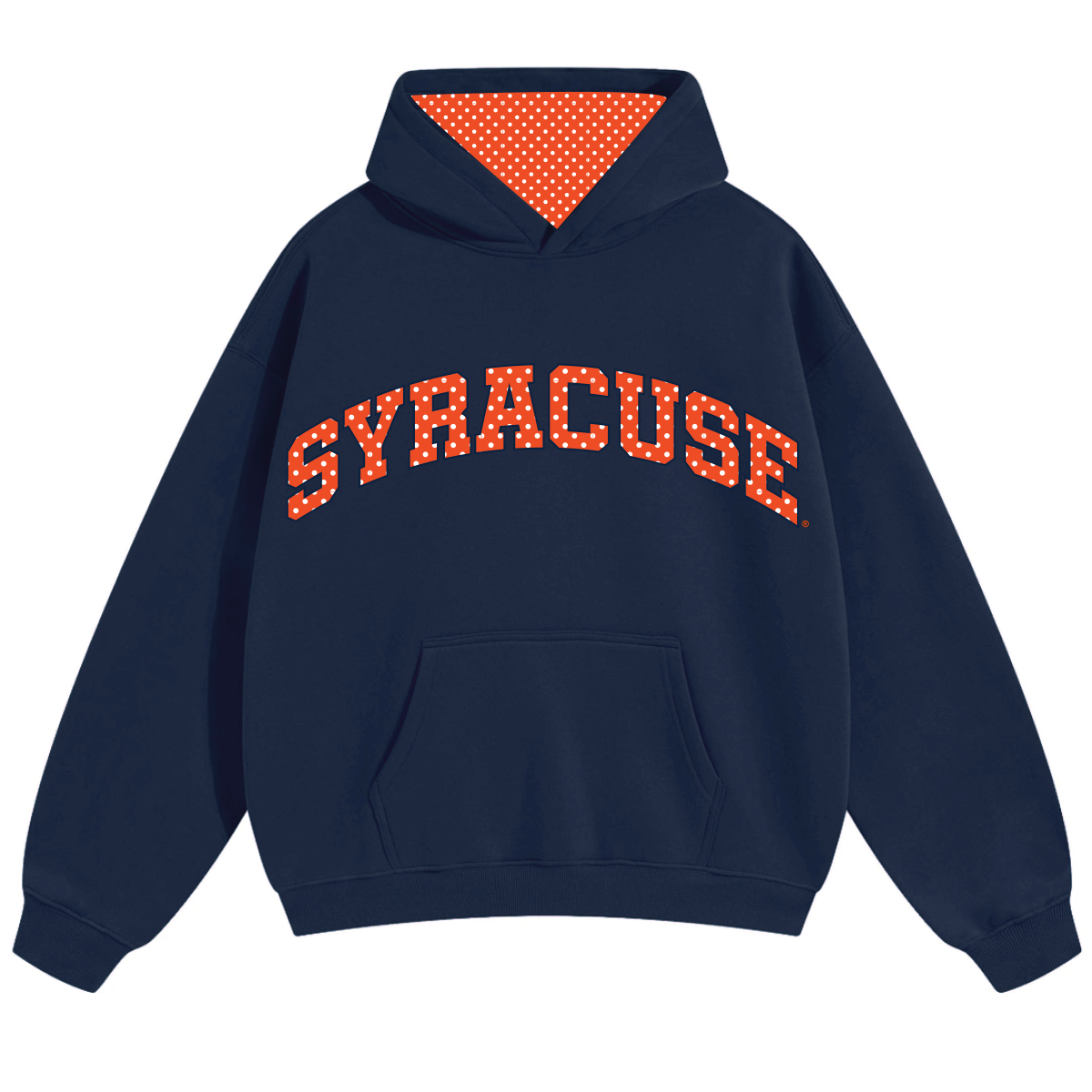 Syracuse Polka Dot Hoodie