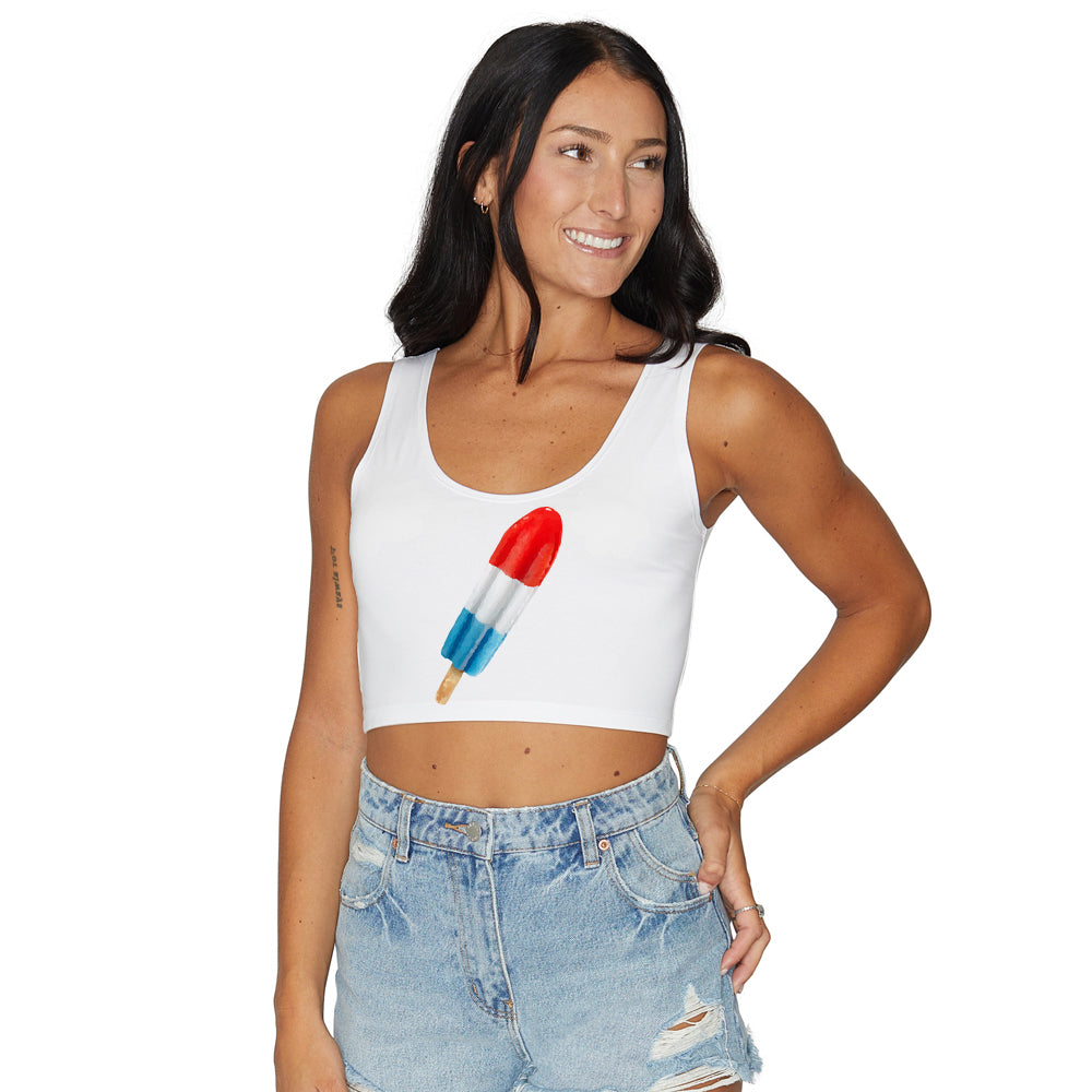 Popsicle Crop Tank Top