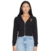Princeton Waffle Knit Zip Up Hoodie