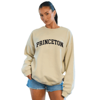 Princeton Taupe Crewneck