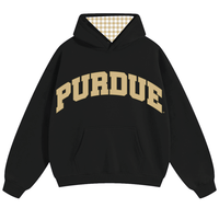 Purdue Gingham Hoodie