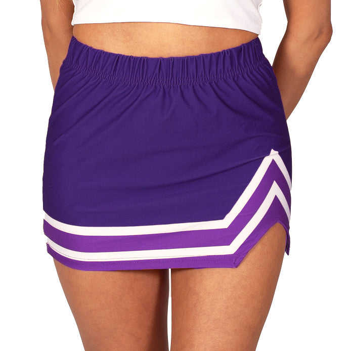 Purple & White Game Day Skirt