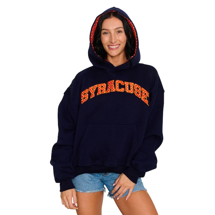 Syracuse Polka Dot Hoodie