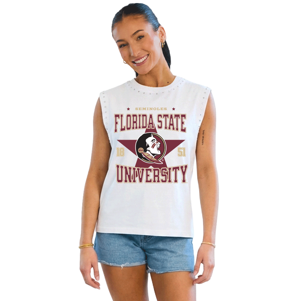 Florida State Rhinestone Tank