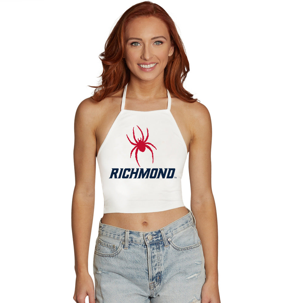 Richmond Spiders White Halter Top