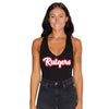 Rutgers Cursive Black Bodysuit