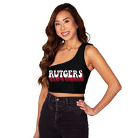 Rutgers Retro One Shoulder Top