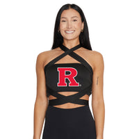 Rutgers Black Multi Way Bandeau Top
