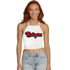 Rutgers White Halter Top