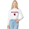 Rutgers White Mock Neck Top