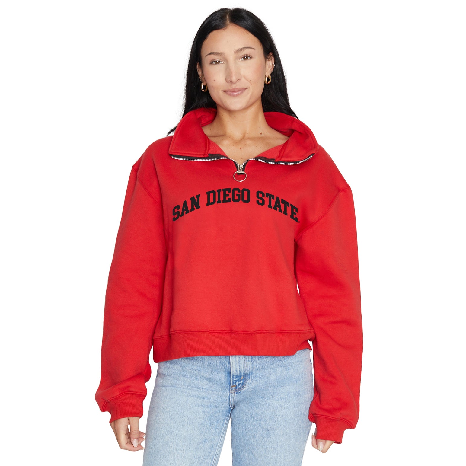 San Diego State Aztecs Quarter Zip Sweatshirt – lojobands