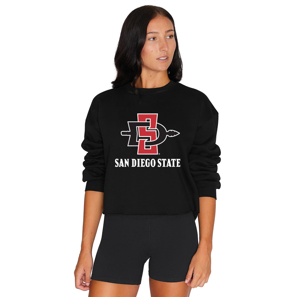 San Diego State Aztecs Black Crewneck