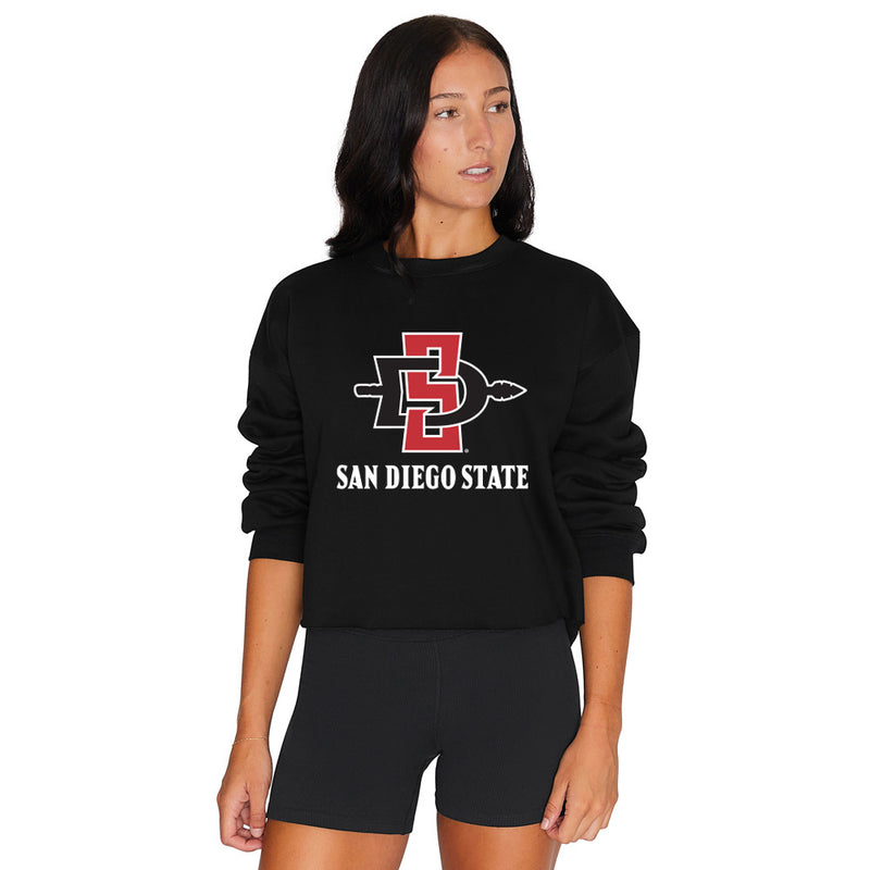 San Diego State Aztecs Black Crewneck