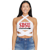 San Diego State Aztecs White Multi Way Bandeau Top