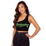 Southeastern Louisiana Lions Black One Shoulder Top