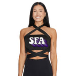 Stephen F. Austin SFA Black Multi Way Bandeau Top