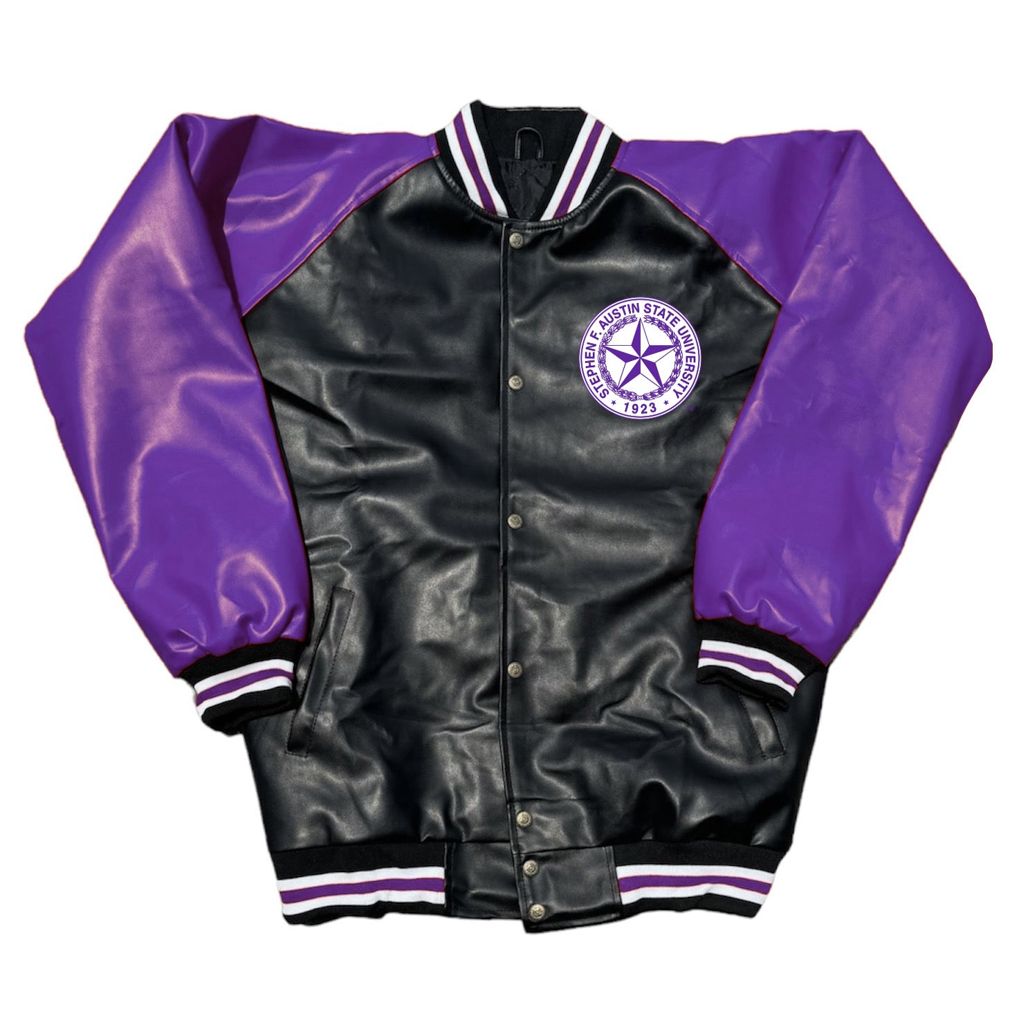 Stephen F. Austin SFA Varsity Letterman Jacket – lojobands