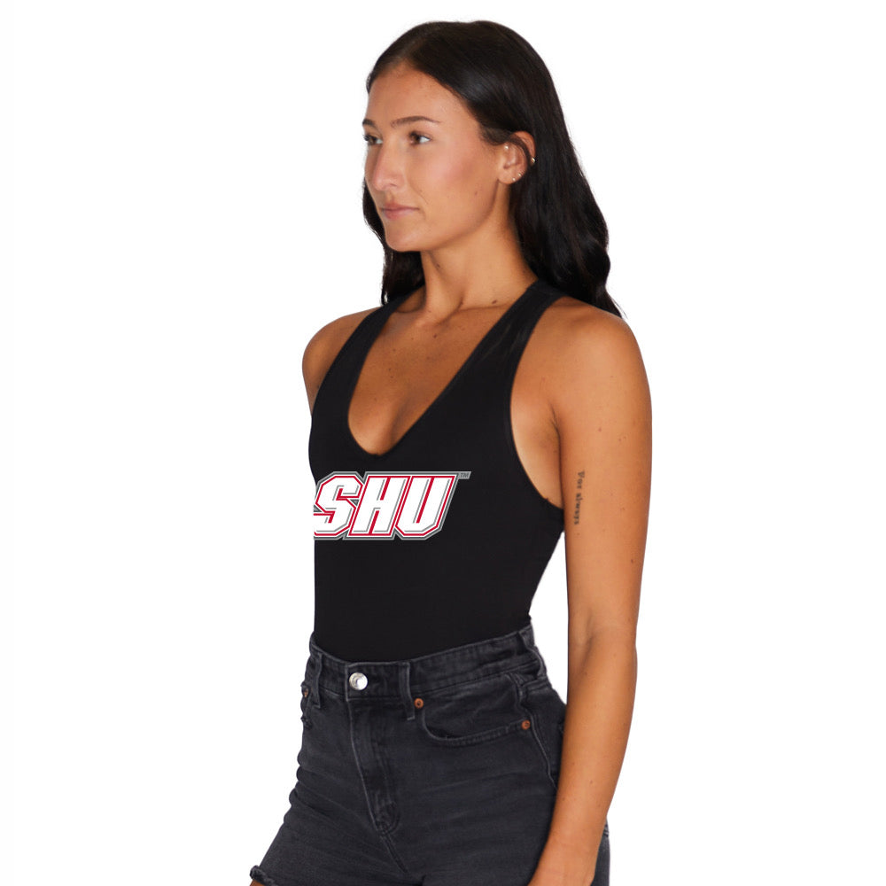 Sacred Heart Pioneers Black Bodysuit