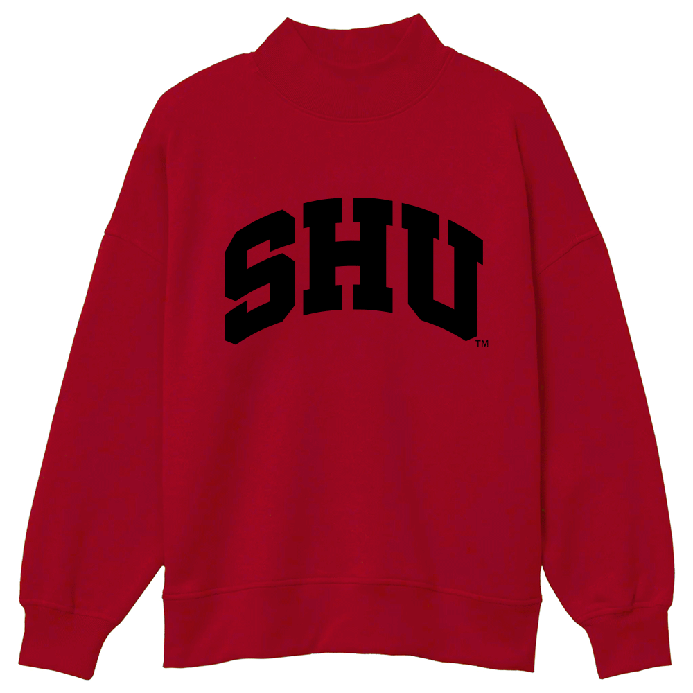 Sacred Heart Pioneers Mock Neck Sweatshirt