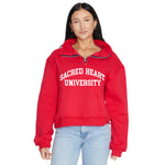 Sacred Heart Pioneers Quarter Zip Sweatshirt