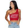 Sacred Heart Red One Shoulder Top