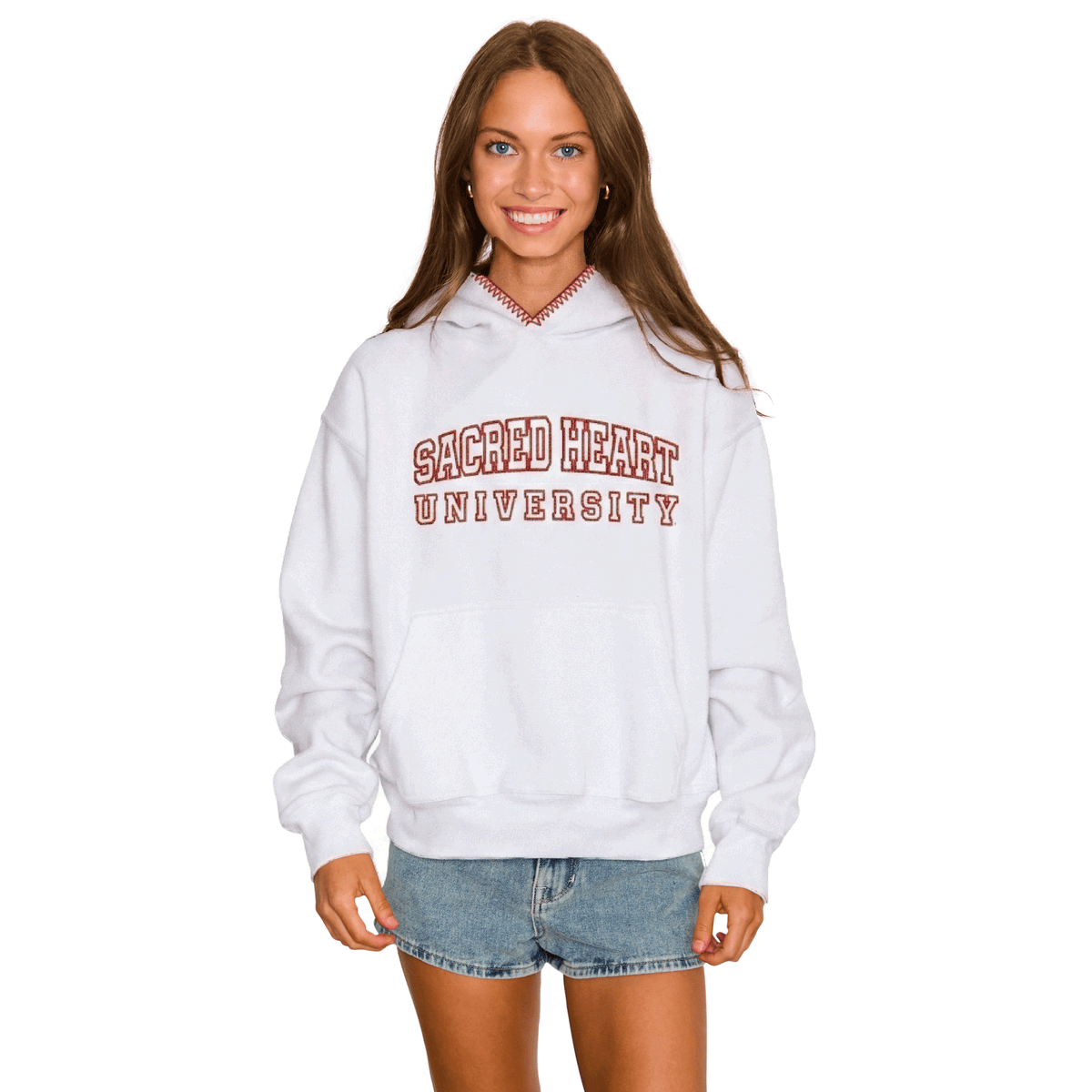 Sacred Heart Pioneers Stitched Hoodie