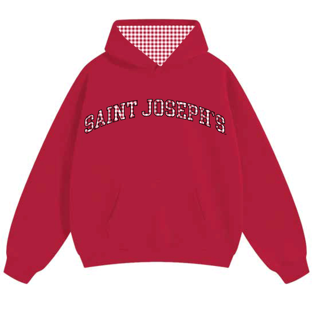 Saint Joseph's Hawks Gingham Hoodie