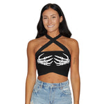 Skeleton Black Multiway Bandeau