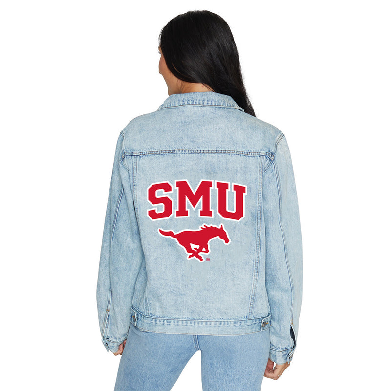 SMU Mustangs Denim Jacket