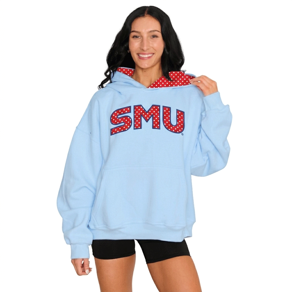 SMU Polka Dot Hoodie