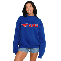 SMU Mustangs Mock Neck Sweatshirt