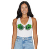 Irish Sunglasses White Bodysuit