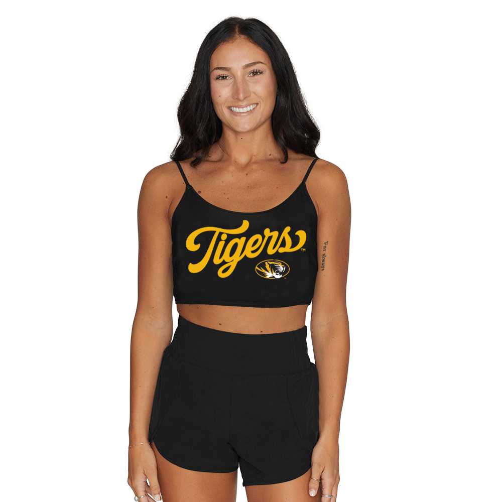 Mizzou Black Spaghetti Tank