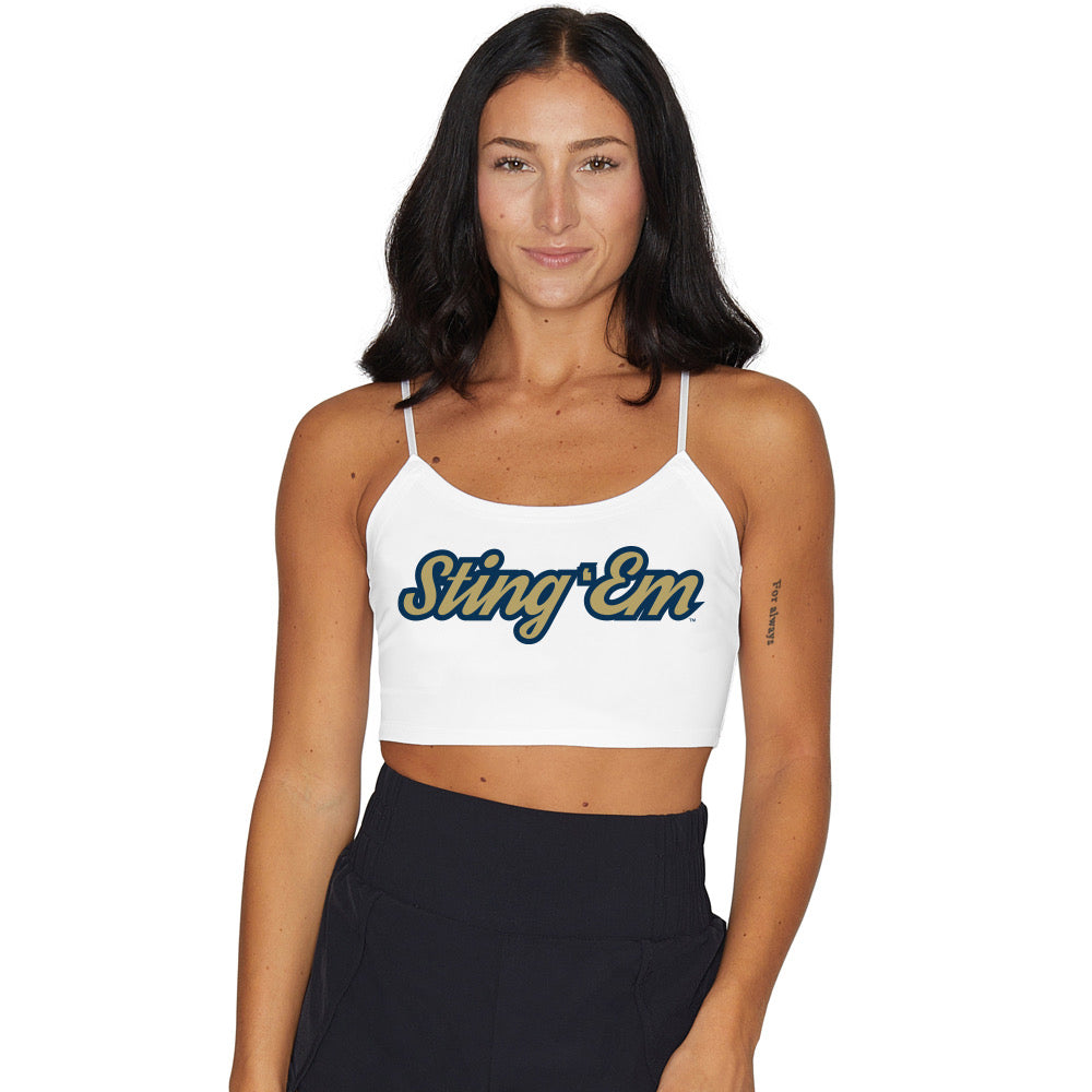 Georgia Tech White Spaghetti Tank