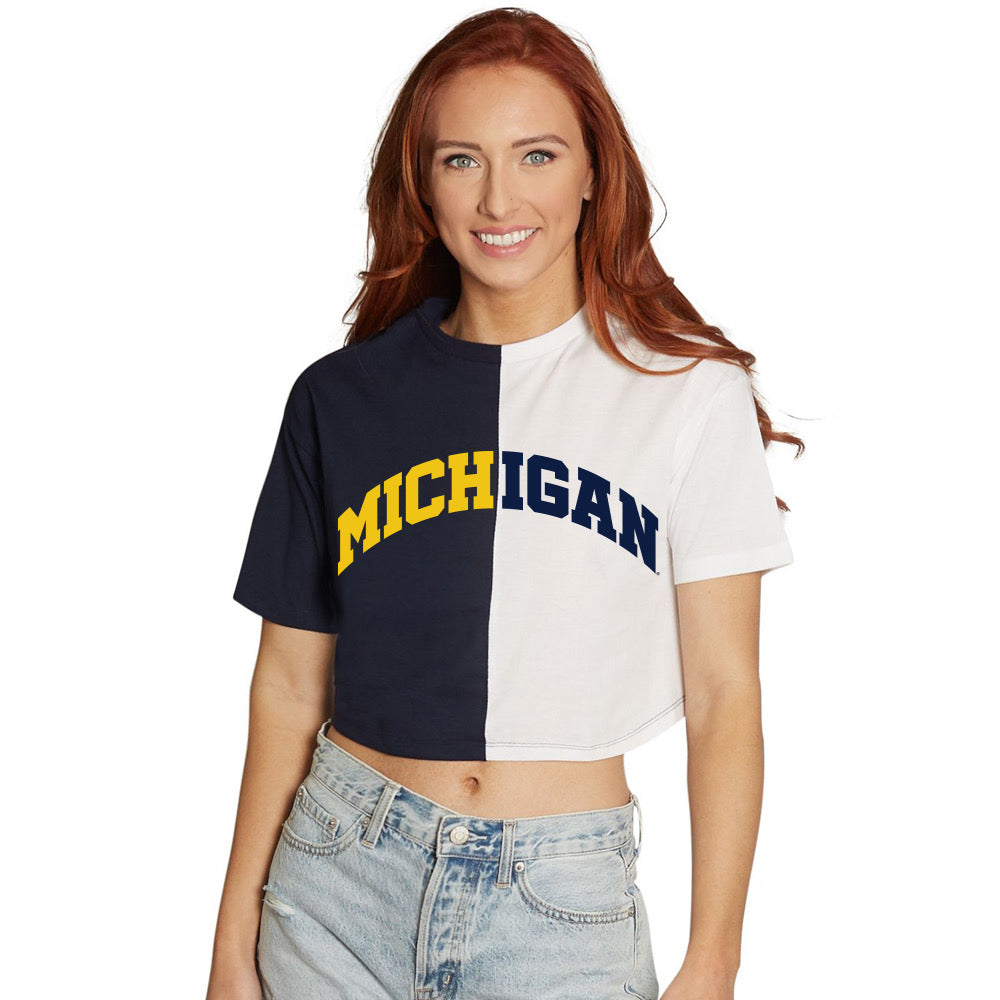 University of Michigan Split Tee