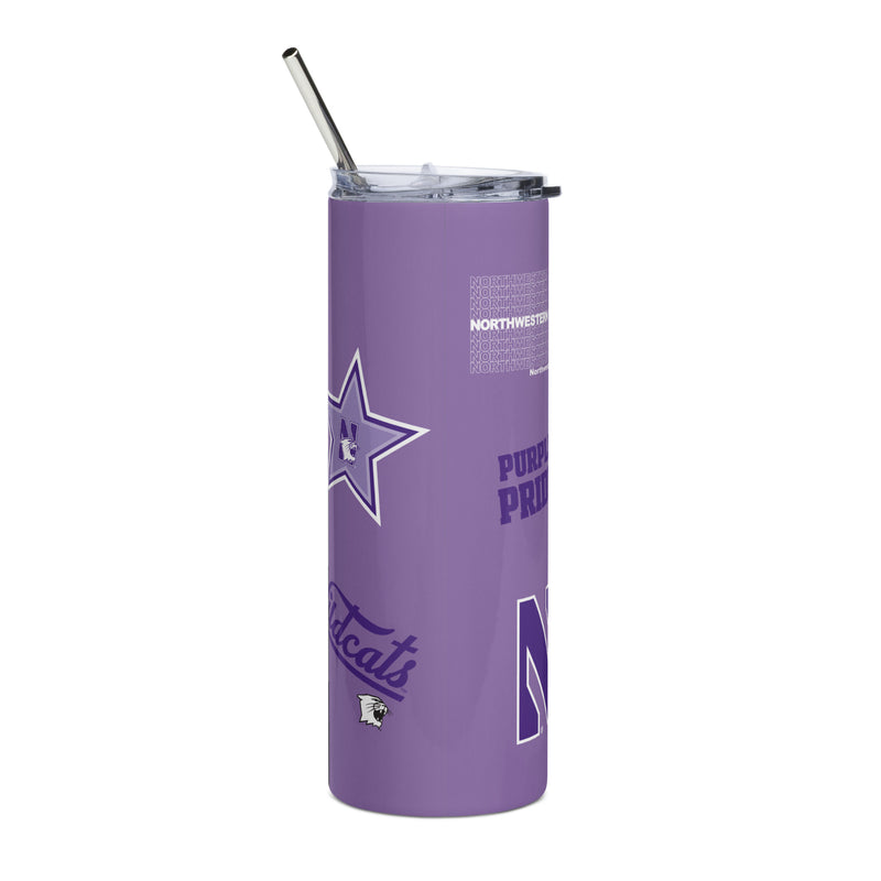 Northwestern Wildcats Stainless Steel Tumbler